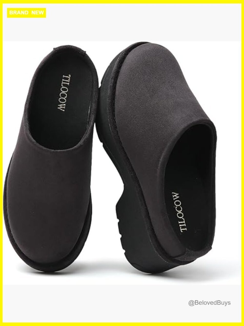 Platform Clogs for Women Comfortable Mules Slip-On Potato Shoes Arch Support